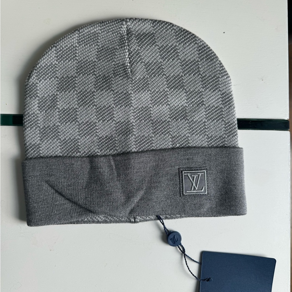 Grey lv beanie